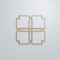 Ekena Millwork Large Englewood Decorative Fretwork Wood Wall Panels, Red Oak, 23 3/8"W x 23 3/8"H x 3/8"T WALW24X24X0375EWDRO - alternate 5